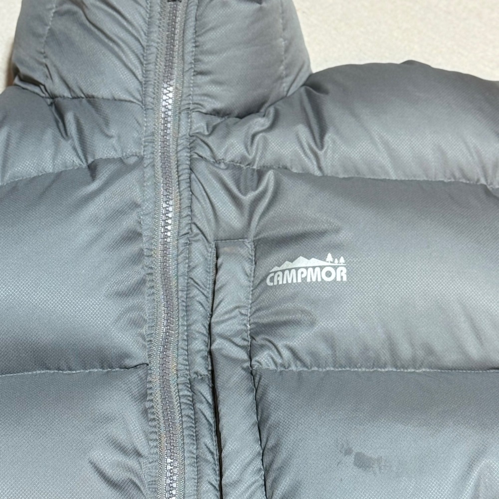 Campmor Puffer Jacket S Gray Goose Down Ripstop Winter Coat 58425 Men's Small - Picture 2 of 10